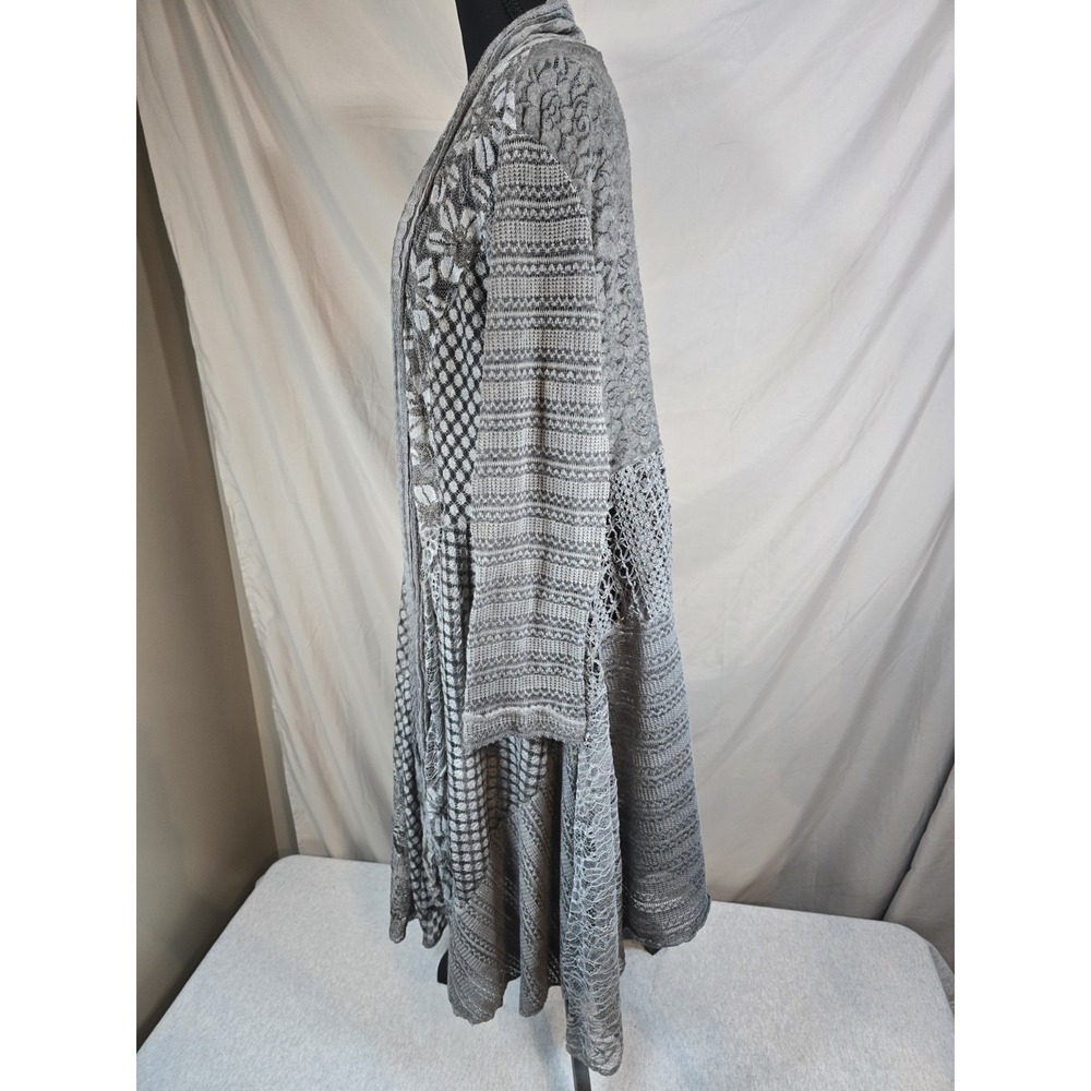 NWT This & That XxL Grey Carnegin Dress Floral Lace - Picture 2 of 5